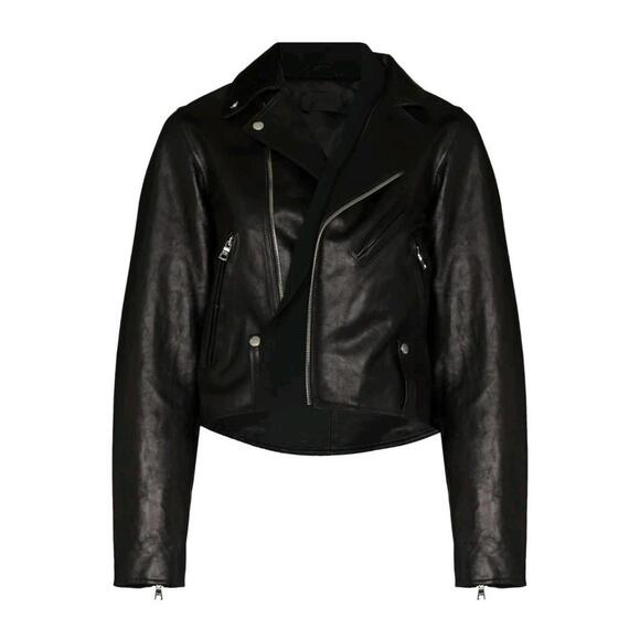 RTA Saige leather biker jacket - Size S - NWT $1395 Farfetch